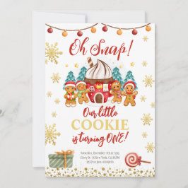 Bolinho de Gingerpão Convite de Natal