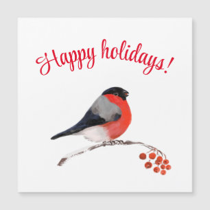 Bolinho e bagas vermelhas, feriados felizes!