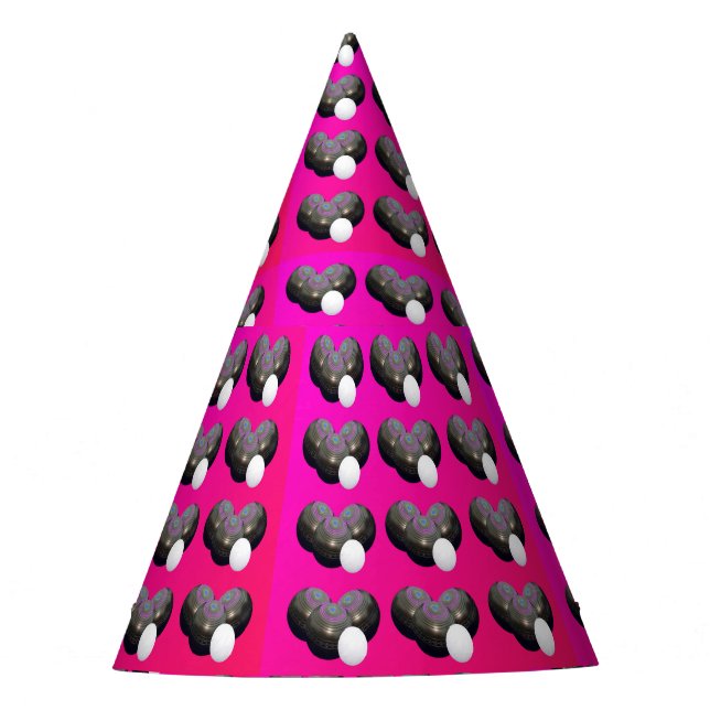 Bolinhos de Leito Rosa Quente, Chapéus De Festa (Frente)