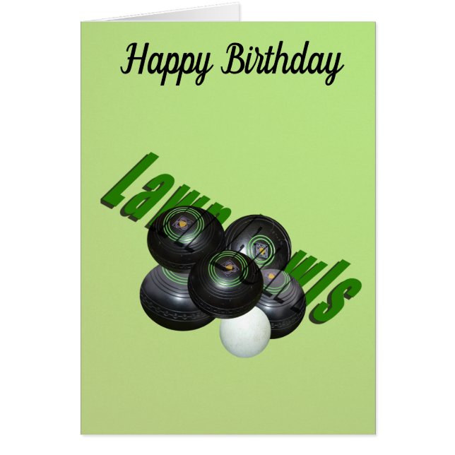 Bolinhos E Logotipo Verde, Cartão De Aniversário (Frente)