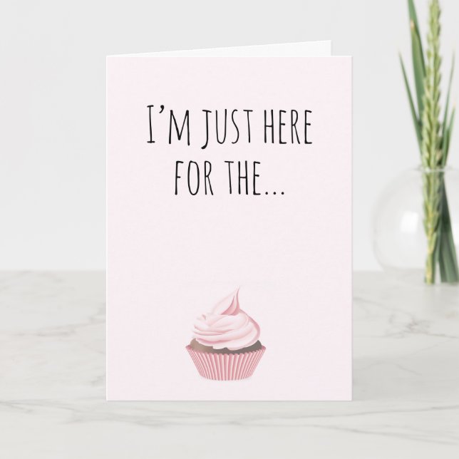 Bolo de Cartão de Aniversário Humorístico (Frente)