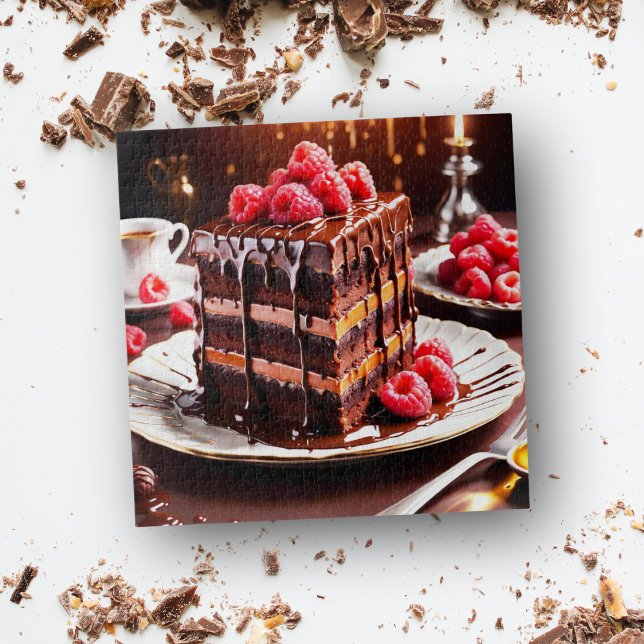 Bolo de Chocolate Caramel Épico Quebra-Cabeça (Chocolate cake puzzle to keep you deliciously entertained! )