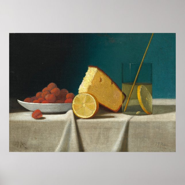 Bolo - John Frederick Peto Fine Art Poster (Frente)