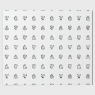 Bolo Papel de Embrulho - Aniversário Minimalista