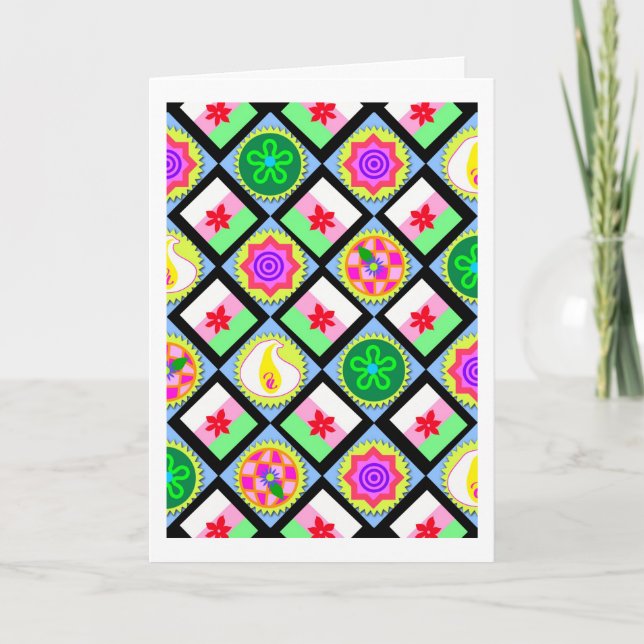 Bolos de Arroz Coreanos, Cartão de Aniversário Doc (Frente)