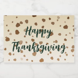 Bolotas de Ação de Graças