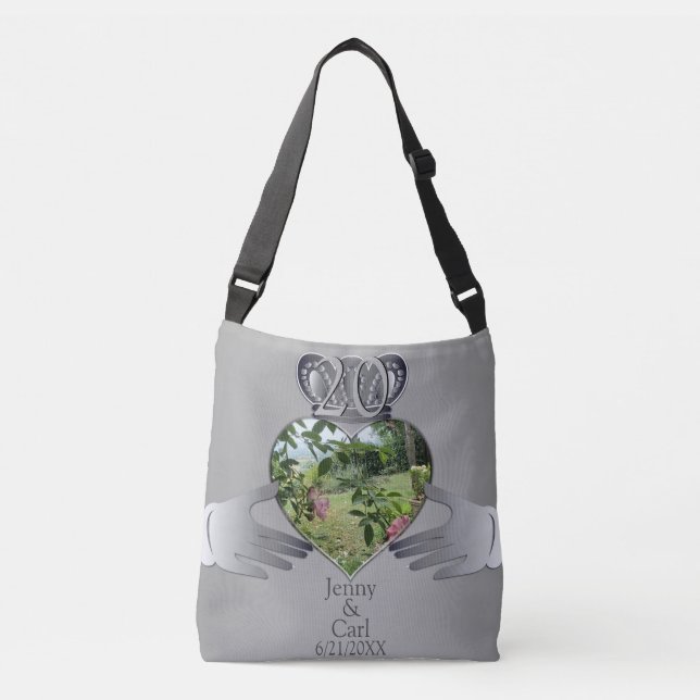 Bolsa Ajustável 10º,11,20,25,Bolsa de aniversário de fotos (Frente)