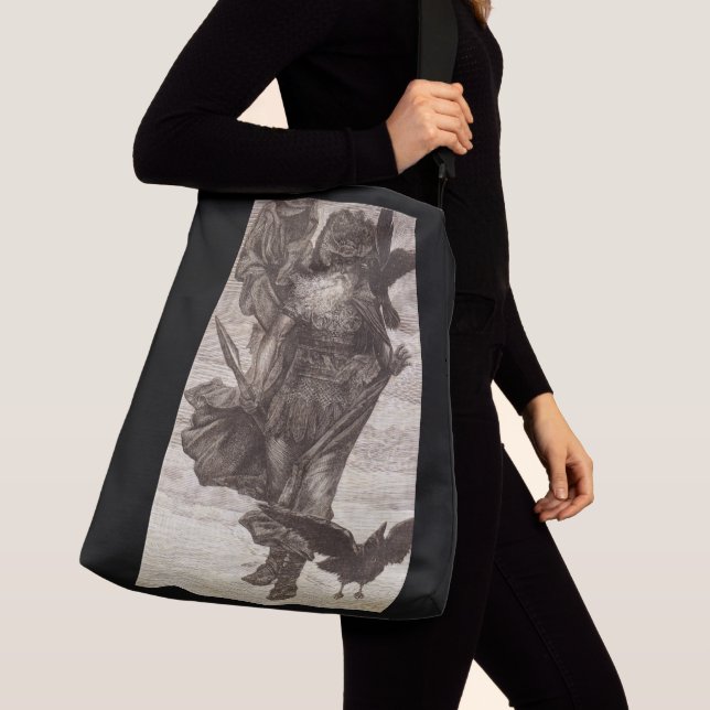 Bolsa Ajustável 1871 Odin, Deus Nórdico da Sabedoria (Close Up)