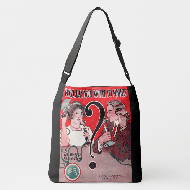 Bolsa Ajustável 1911 Com Você Com A impressão de Música Hoje (Verso)