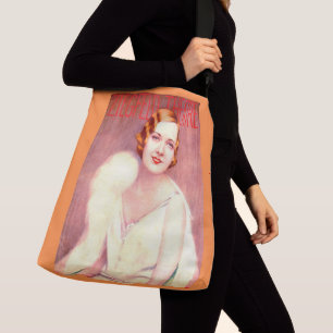 Bolsa Ajustável 1928 cobrir do Teatro Ziegfeld Marilyn Mille