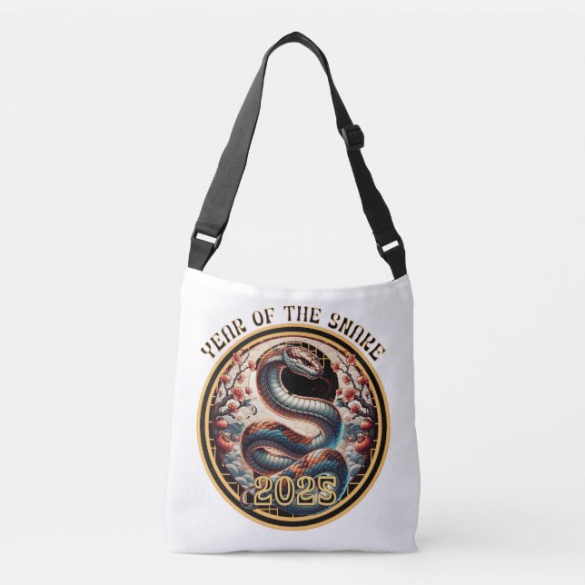 Bolsa Ajustável 2025 ANO DA ideia de presente de ano novo na COBRA (Frente)