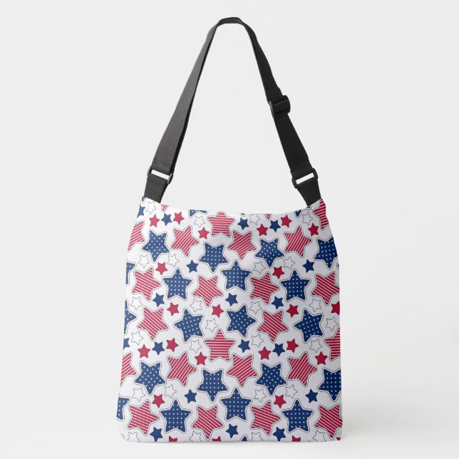 Bolsa Ajustável 4 De Julho Cruzado Bag (Frente)