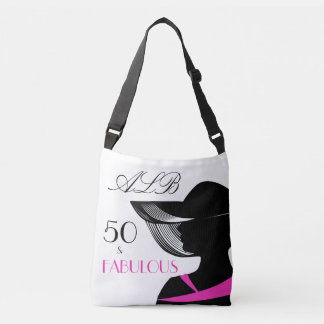 Bolsa Ajustável 50 e aniversário elegante do art deco fabuloso