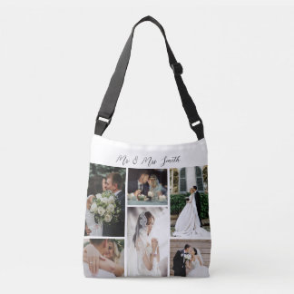 Bolsa Ajustável 6 Momentos Favoritos da Colagem de Fotos Personali