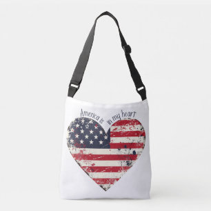 Bolsa Ajustável A América Patriótica está no meu coração