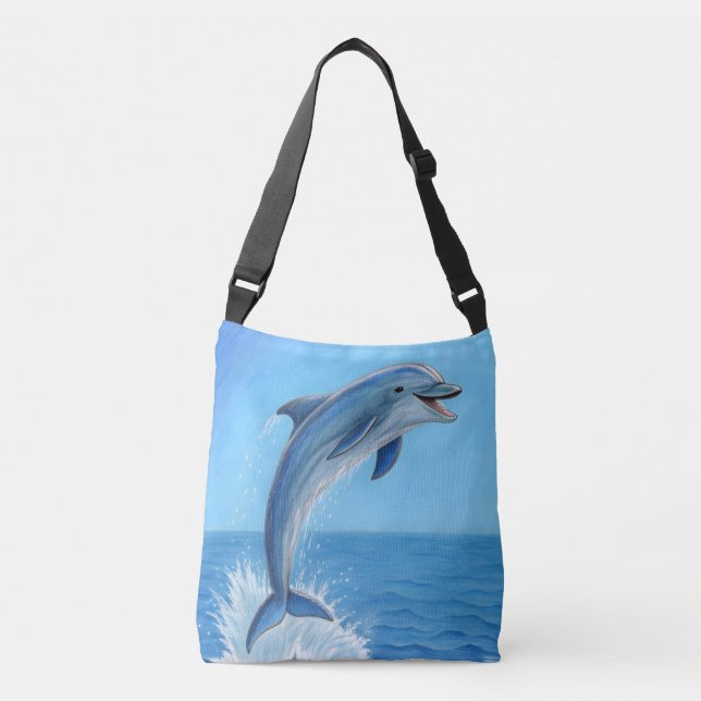 Bolsa Ajustável A Dança Silenciosa do Golfinho (Frente)