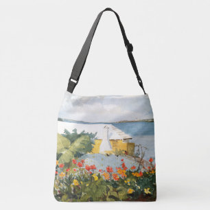 Bolsa Ajustável A ilha de Bermuda floresce a sacola da casa do