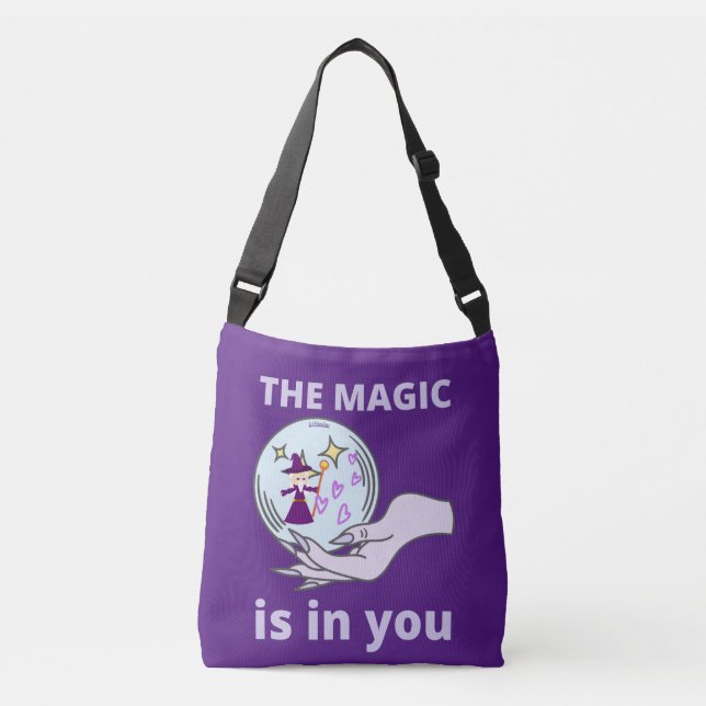 Bolsa Ajustável A MÁGICA ESTÁ EM VOCÊ, UMA ideia inspiradora de pr (Frente)