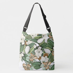 Bolsa Ajustável A magnólia de Audubon floresce a sacola floral