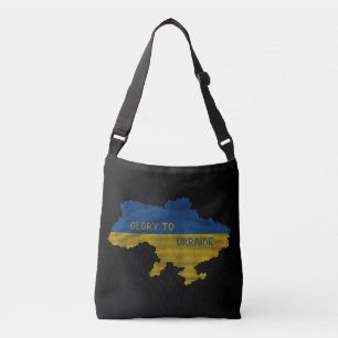 Bolsa Ajustável A tricotar o texto do mapa do Estado ucraniano Glo