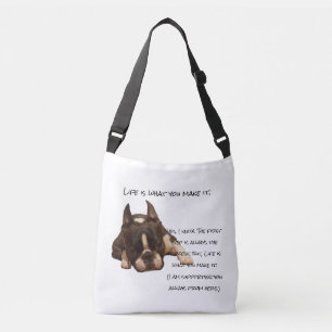 Bolsa Ajustável A vida é o que você faz dela