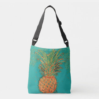 Bolsa Ajustável Abacaxi de Festa-Abacaxi Abstrato em Brilho 