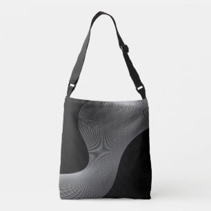 Bolsa Ajustável Abstração de onda elegante, moderna e futurista