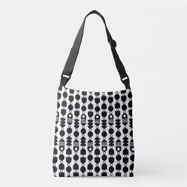 Bolsa Ajustável Abstrato 140823 - Preto (Frente)