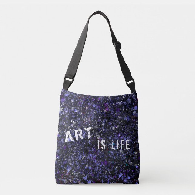 BOLSA AJUSTÁVEL ABSTRATO ART IS LIFE (Frente)