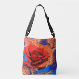 Bolsa Ajustável Abstrato artístico marbled Rosa