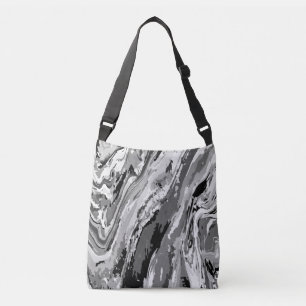 Bolsa Ajustável Abstrato Cray Wavy lines padrões