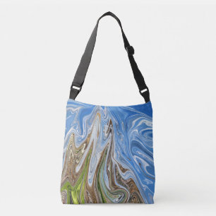 Bolsa Ajustável Abstrato de Arte Colorida Paisagem Melhor arte