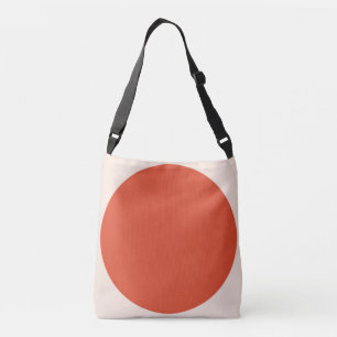 Bolsa Ajustável Abstrato de arte dupla frente e vermelhos a rosa