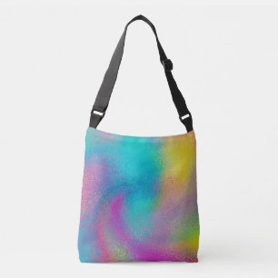 Bolsa Ajustável Abstrato de de arco-íris Trabalho de arte