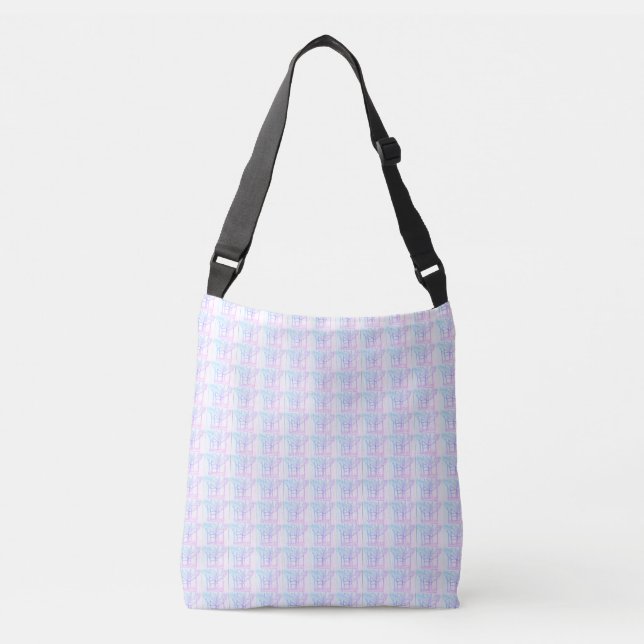 Bolsa Ajustável Abstrato de entrelaçamento     (Frente)