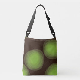 Bolsa Ajustável Abstrato de flor urbana, verde, legal, único, de t