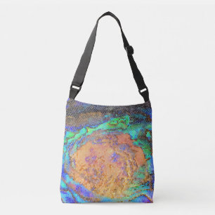 Bolsa Ajustável Abstrato de padrão de células de Abalone polida