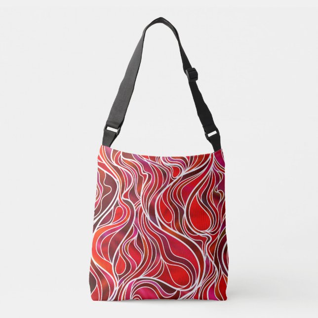 Bolsa Ajustável Abstrato de Vidro Retido (Frente)