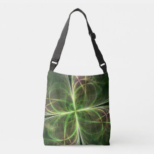 Bolsa Ajustável Abstrato Fantasy Four Deixa o Green Clover