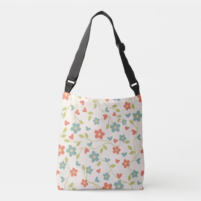 Bolsa Ajustável Abstrato floral (Frente)