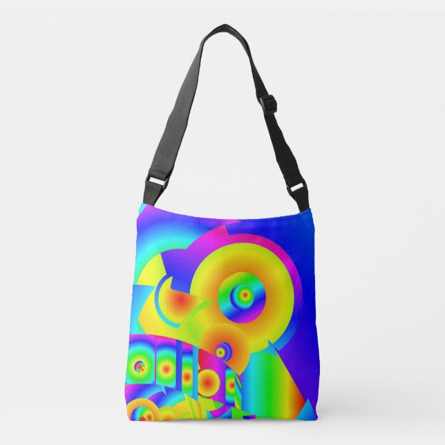 Bolsa Ajustável Abstrato Girassóis (Frente)