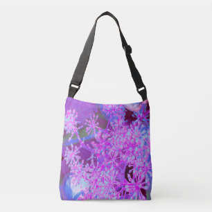 Bolsa Ajustável Abstrato Legal da Natureza em Rosa e Roxo
