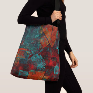 Bolsa Ajustável Abstrato Moderno Padrão Artístico Legal Colorido
