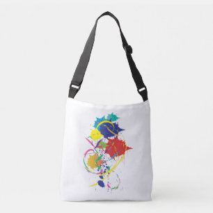 Bolsa Ajustável Abstrato Paint Splatter Design Moderno Legal