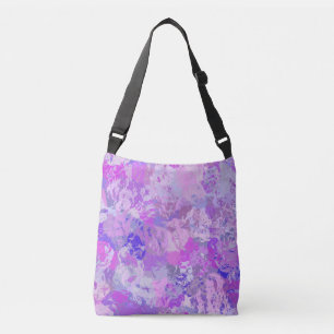 Bolsa Ajustável Abstrato Trendy Camo Pink Púrpura Azul