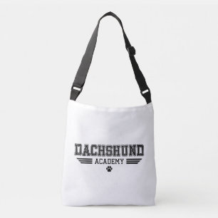 Bolsa Ajustável ACADÉMIA DO DACHSHUND - Estilo Básico BK/WK