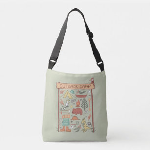 Bolsa Ajustável Acampamento Outback Animais Australianos Acampamen