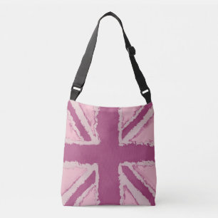 Bolsa Ajustável Acessório feminino do Jack da União Púrpura e rosa