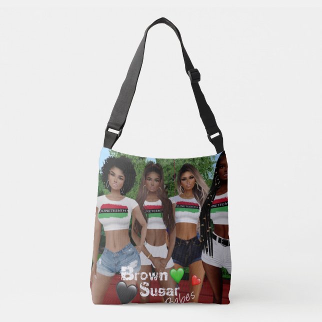 Bolsa Ajustável Açúcar Castanho Bebês Crossbody Bag 2 (Frente)
