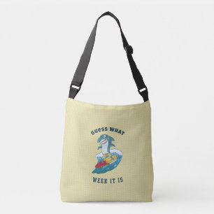 Bolsa Ajustável Adivinhem Que Semana É Engraçado Vintage A Tubarõe